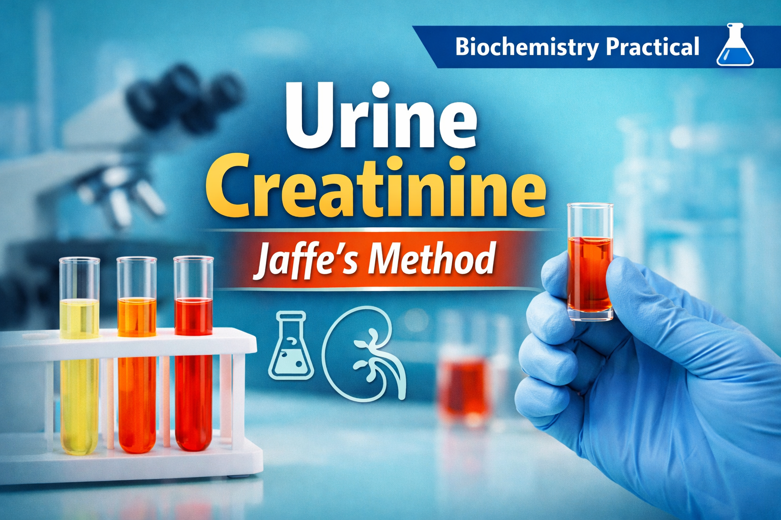 Estimation of Urine Creatinine by Jaffes Method